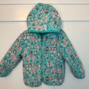 Columbia 3T Jacket Teal Reversible